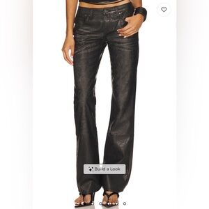 Jaded London Pu Cooper Jean in Black // NWT Size W26